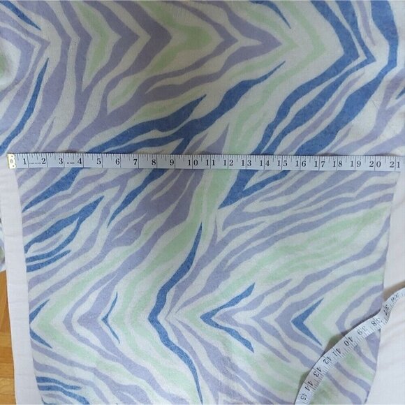 BETTA Dopamine Dressing Sweater 1X Pastel Zebra Print Mohair Blend - Picture 6 of 8